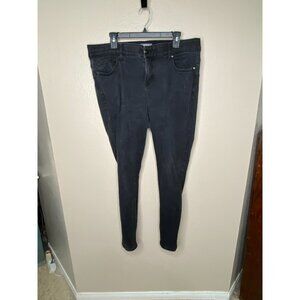 Torrid Bombshell Skinny Premium Stretch Jeans Black Size 18R‎ 5-Pocket Style